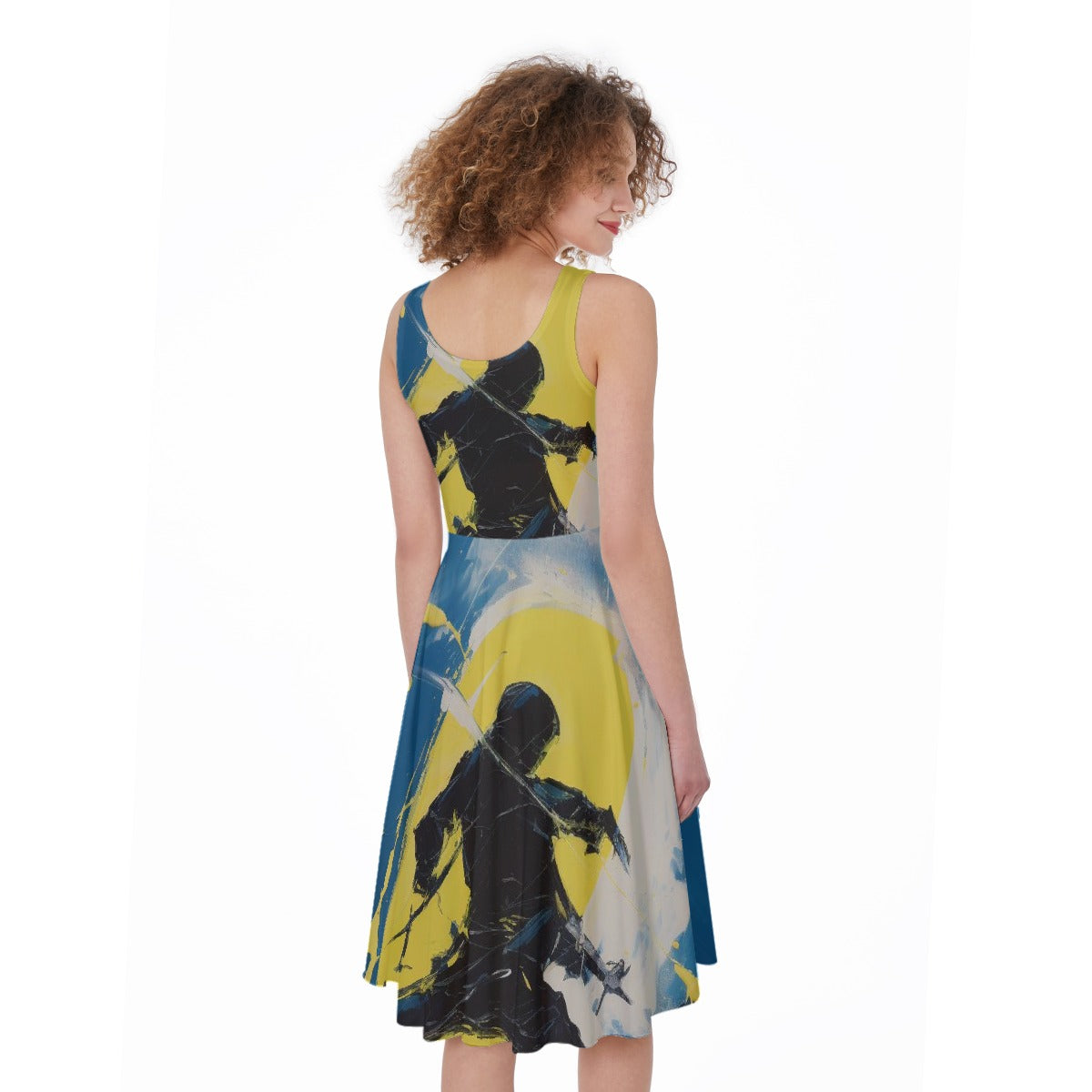 All-Over Print Women's Sleeveless Dress