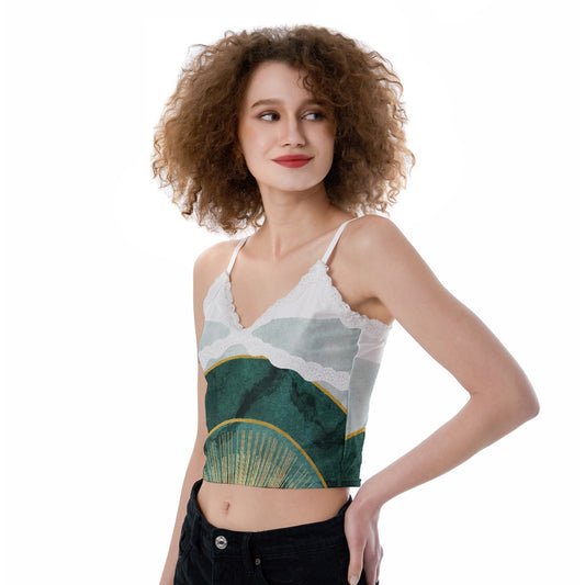 All-Over Print Women's Lace Camisole