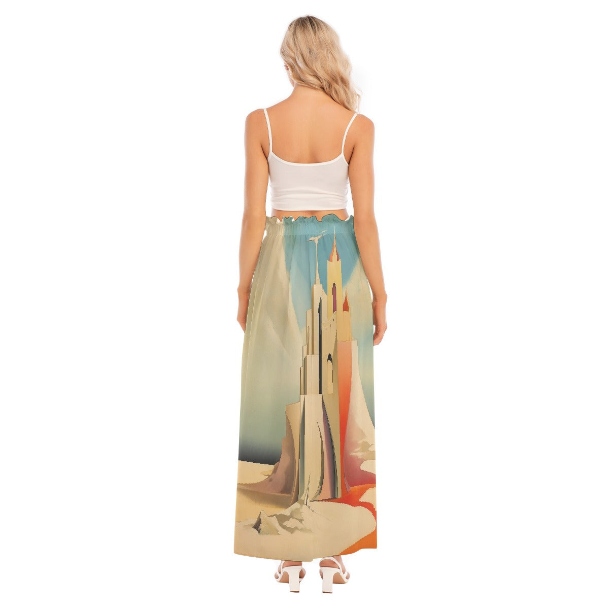 All-Over Print Women's Side Split Skirt