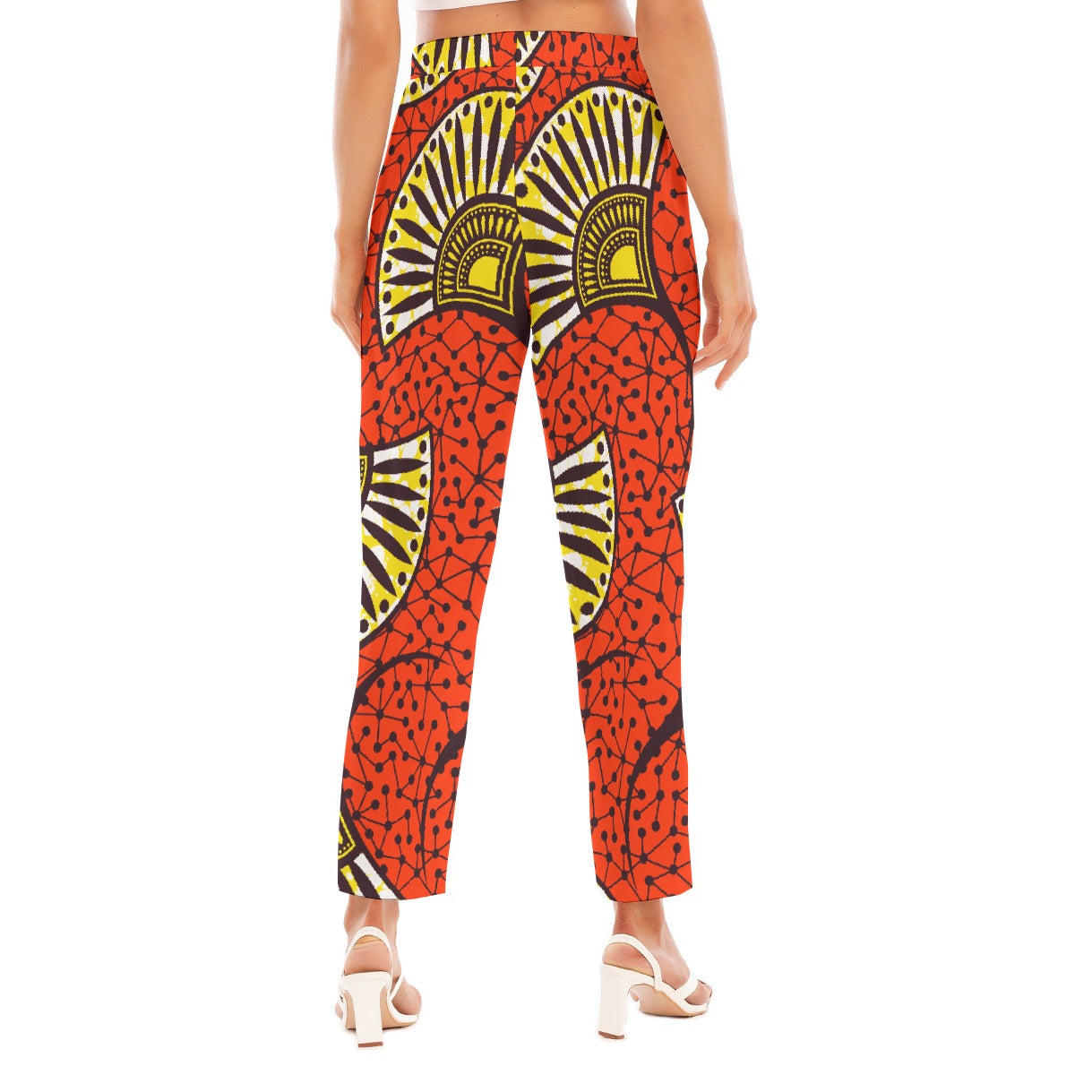 All-Over Print Women's Loose Straight-leg Pants