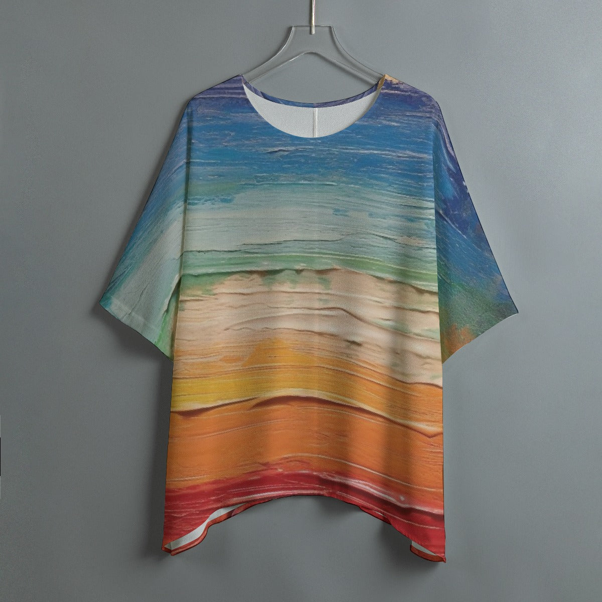 All-Over Print Women's Bat Sleeve Shirt