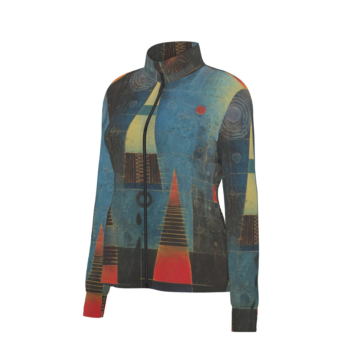 All-Over Print Women's Long Sleeve Thumbhole Jacket