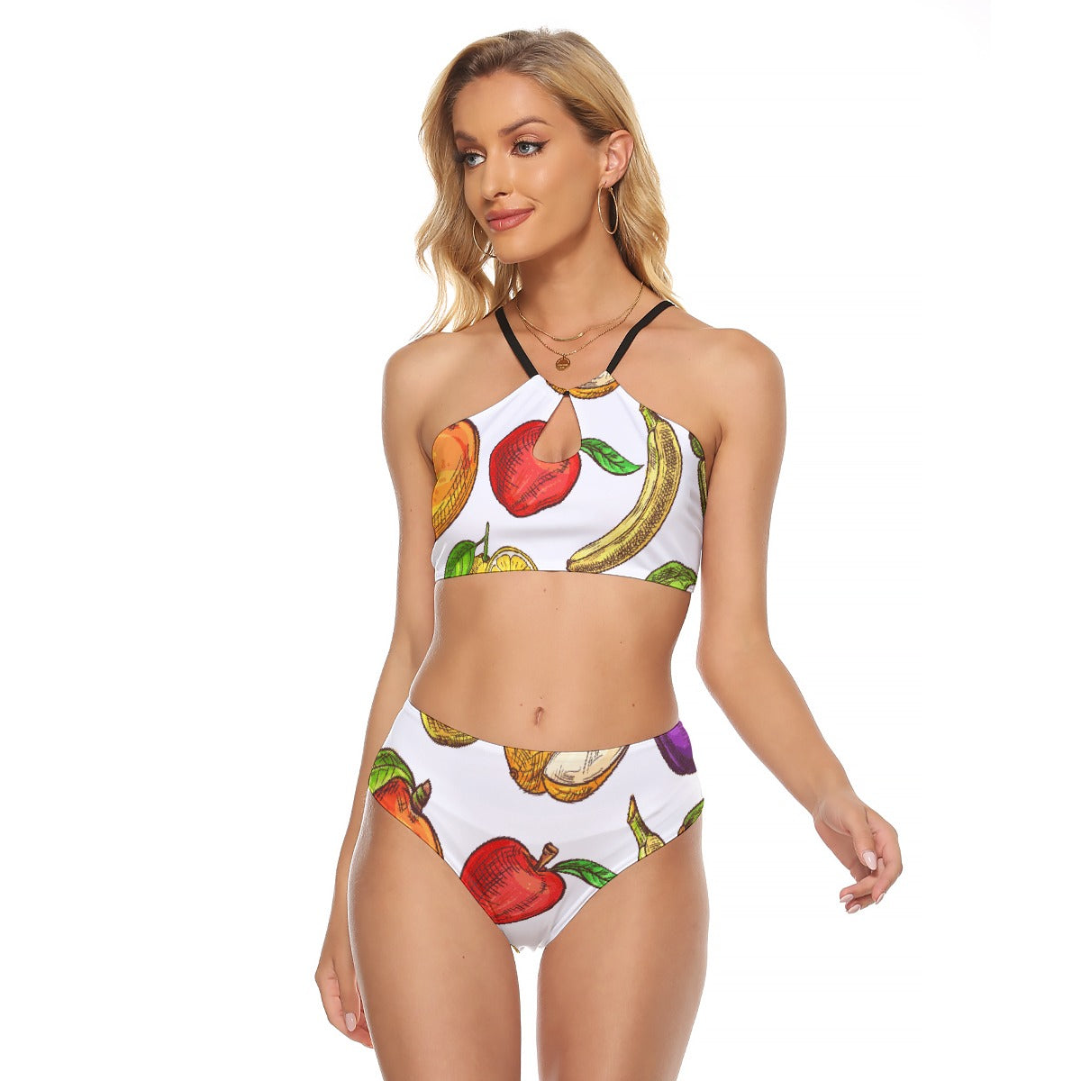 All-Over Print Women's Cami Keyhole One-piece Swimsuit