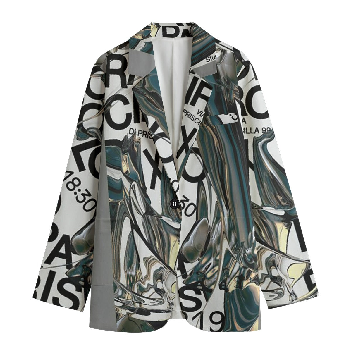 All-Over Print Women's Leisure Blazer