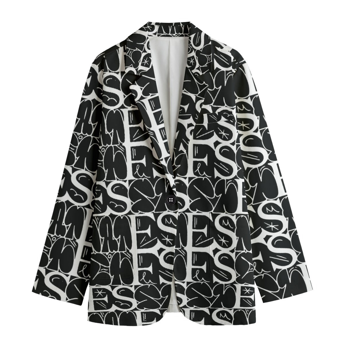 All-Over Print Women's Leisure Blazer