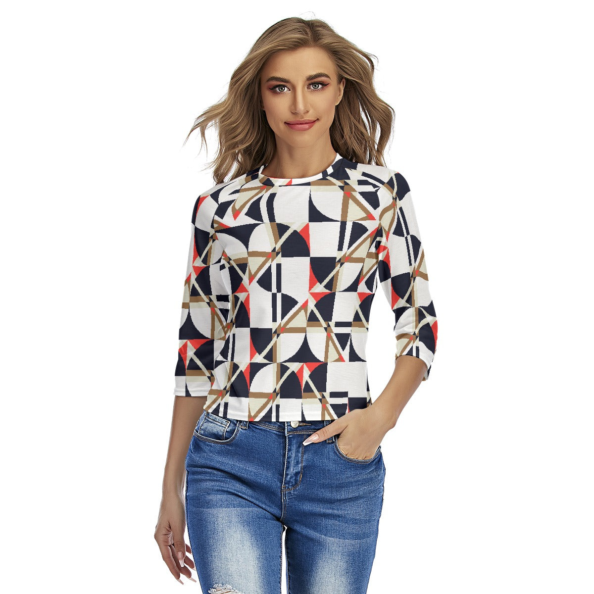 All-Over Print Women's Raglan Sleeves T-shirts