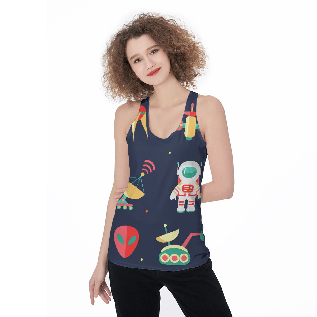 All-Over Print Women's Racerback Tank Top