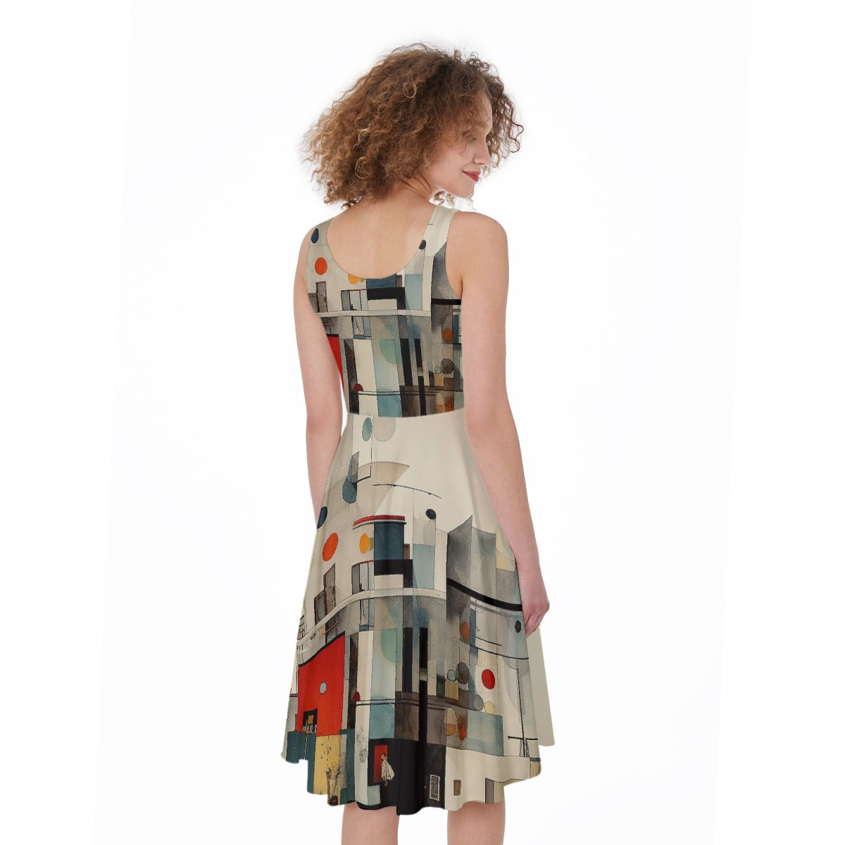 All-Over Print Women's Sleeveless Dress