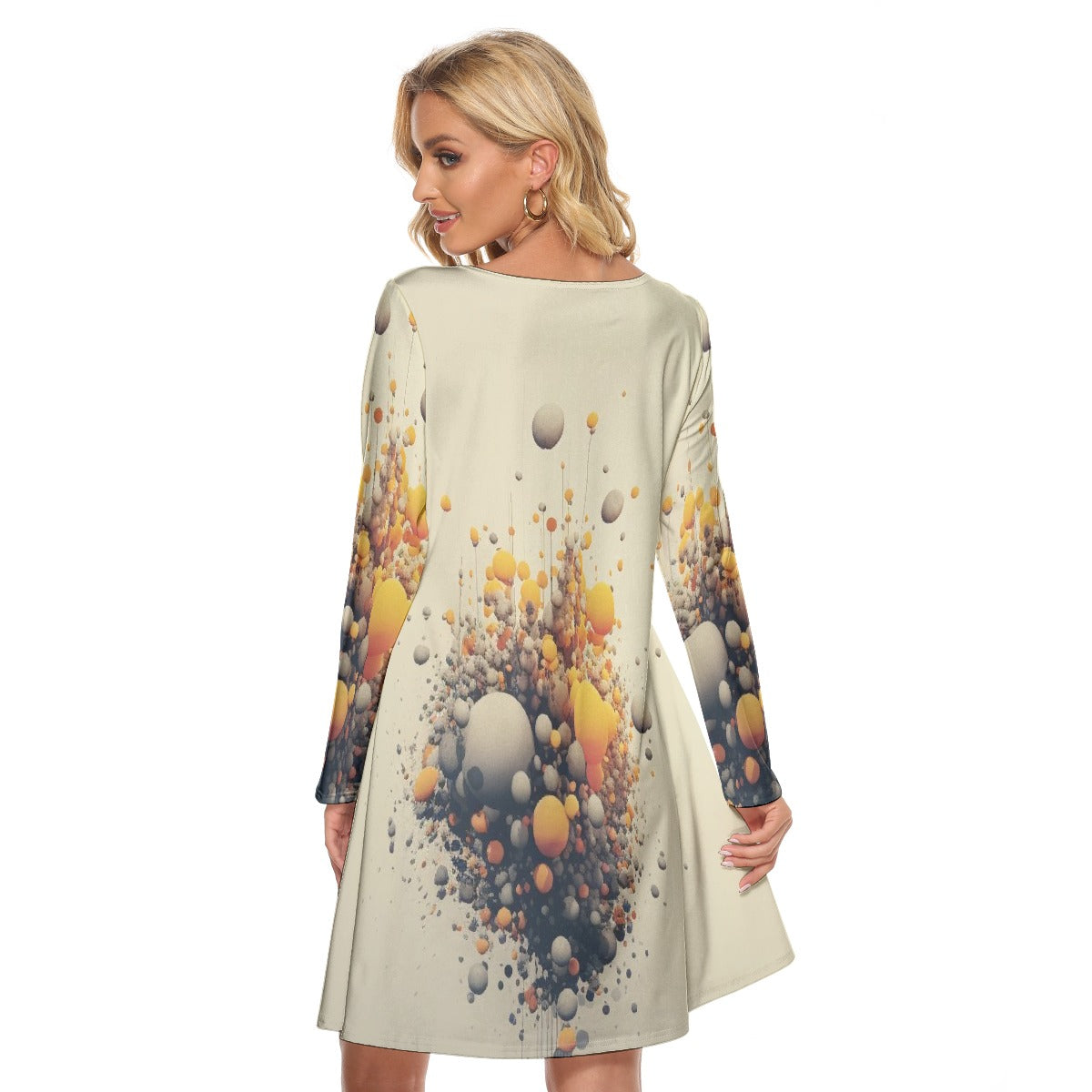 All-Over Print Women's Crew Neck Dress