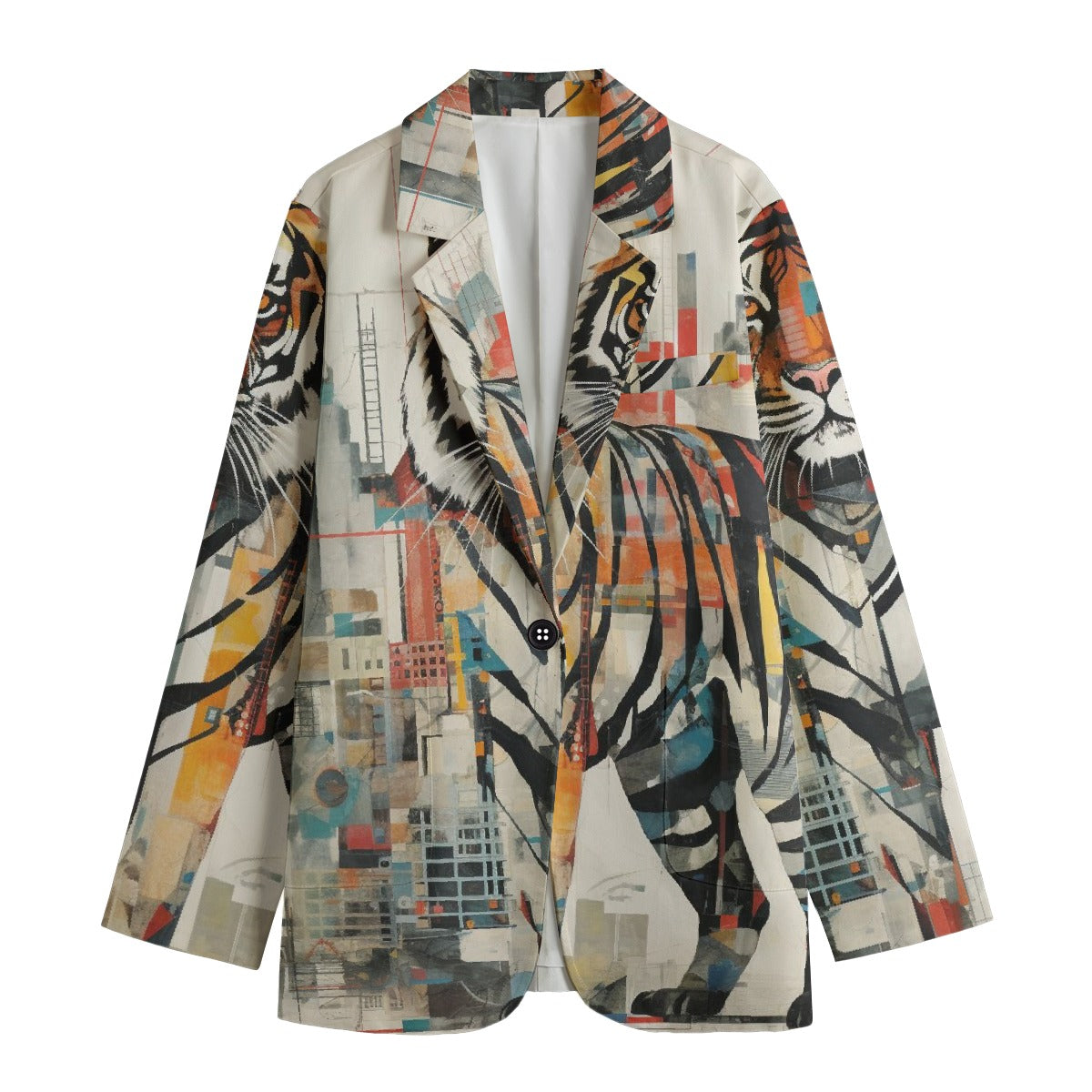 All-Over Print Women's Leisure Blazer