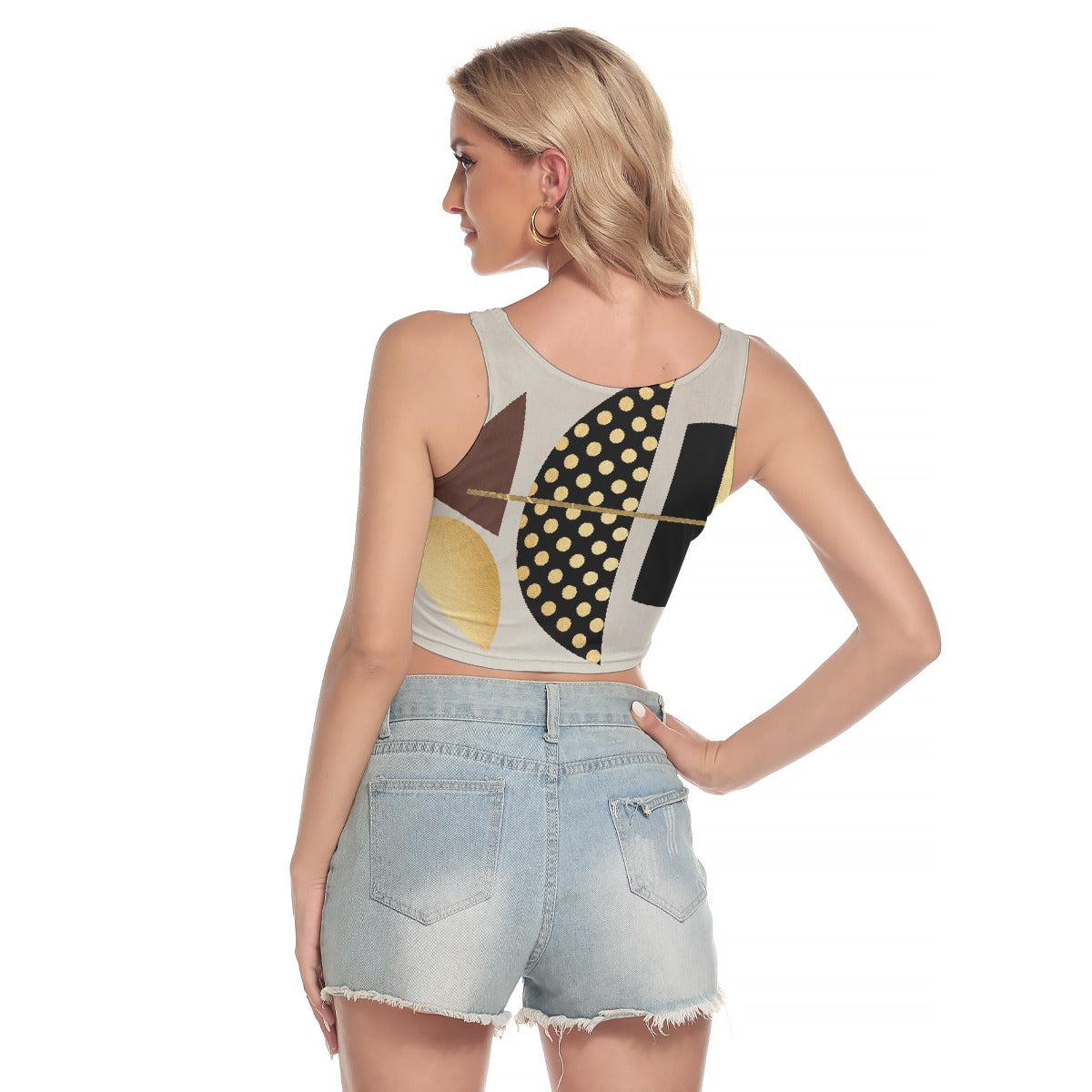 All-Over Print Women's Sport Crop Tank Top