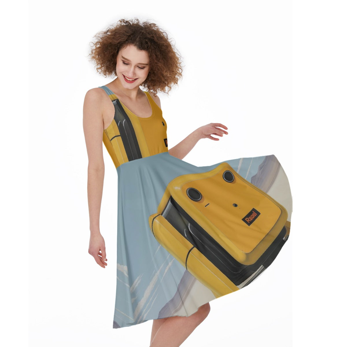 All-Over Print Women's Sleeveless Dress