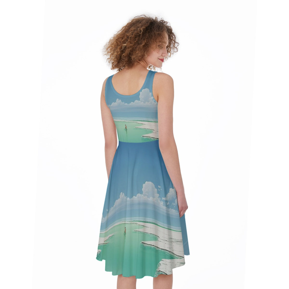 All-Over Print Women's Sleeveless Dress