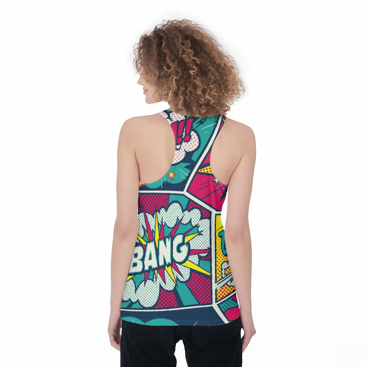 All-Over Print Women's Racerback Tank Top