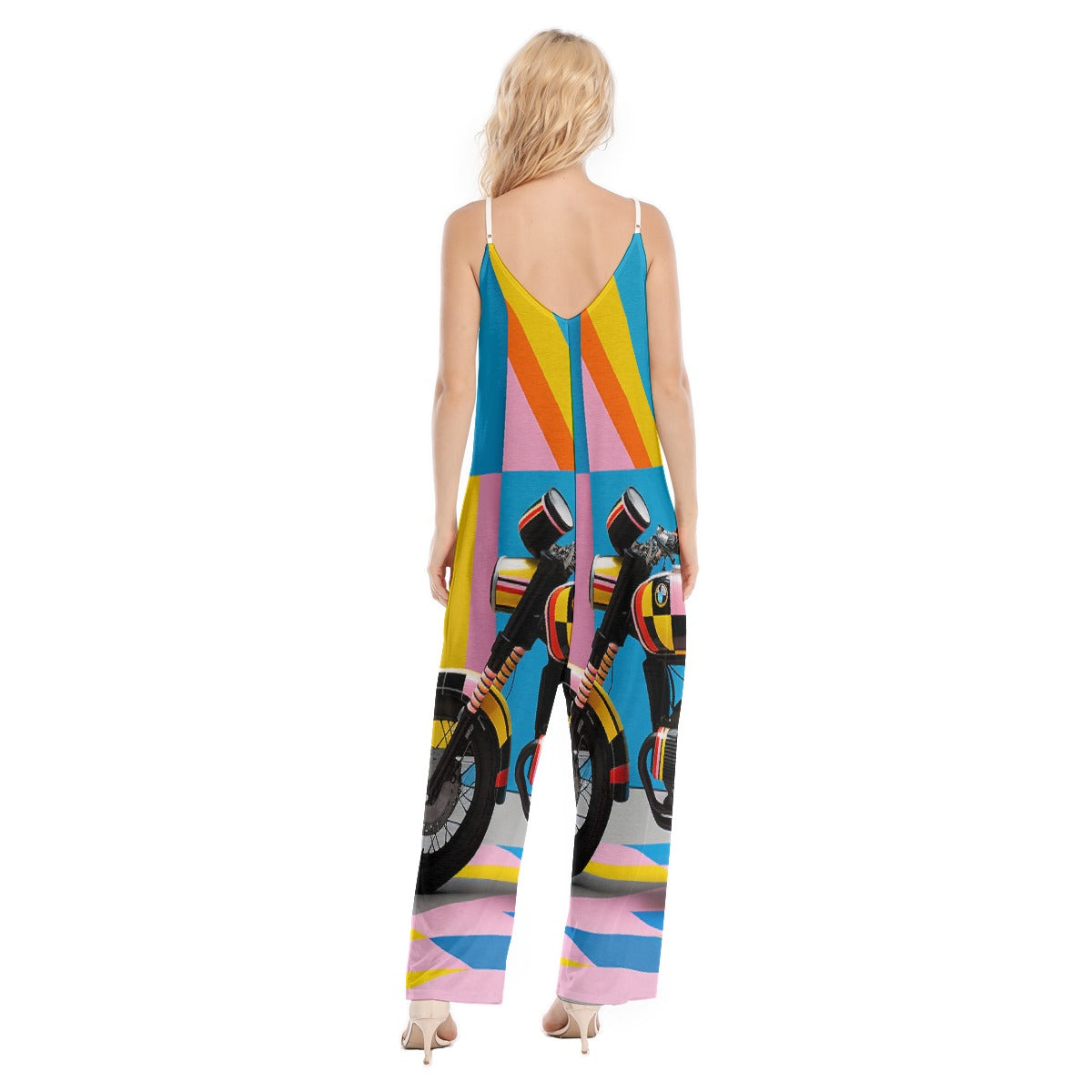 All-Over Print Women's Loose Cami Jumpsuit