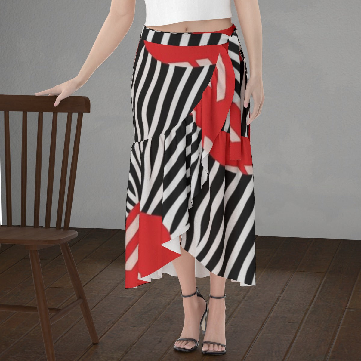 All-Over Print Women's Wrap Skirt