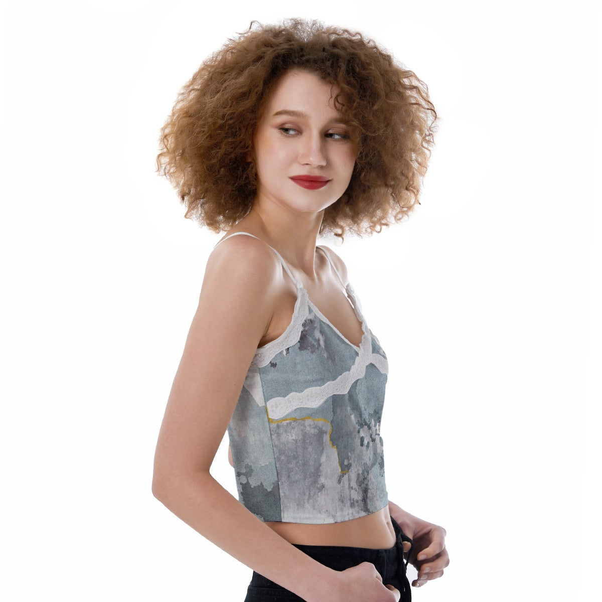 All-Over Print Women's Lace Camisole