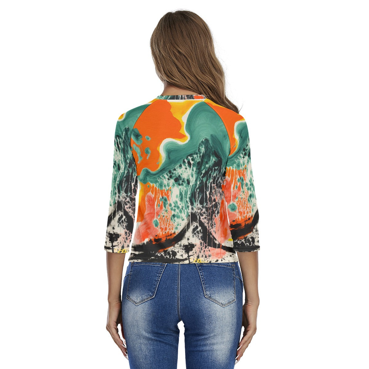 All-Over Print Women's Raglan Sleeves T-shirts