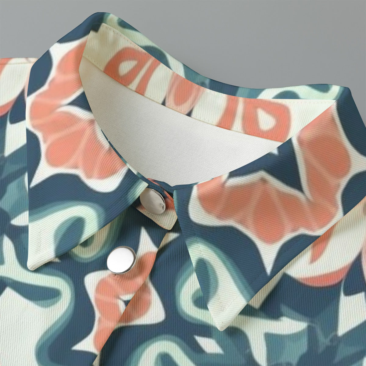 All-Over Print Women's Cropped Jacket | 245GSM Cotton
