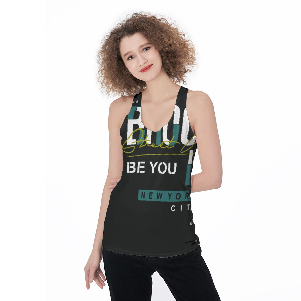 All-Over Print Women's Racerback Tank Top