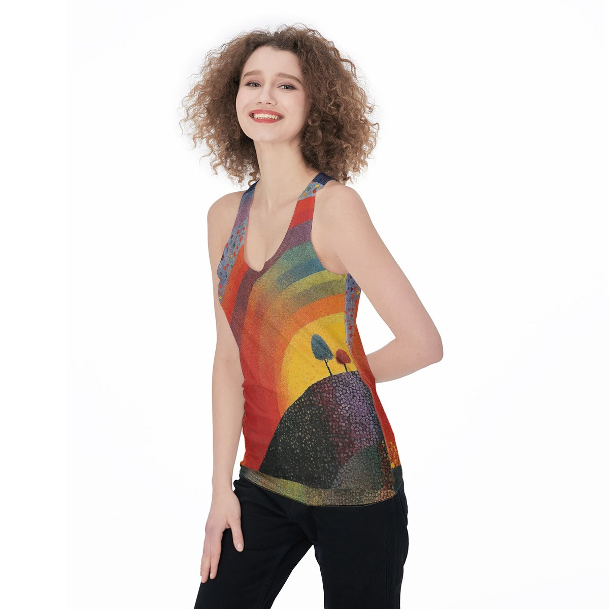 All-Over Print Women's Racerback Tank Top