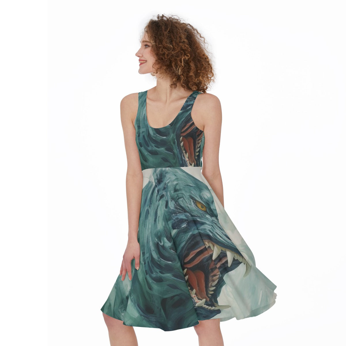 All-Over Print Women's Sleeveless Dress
