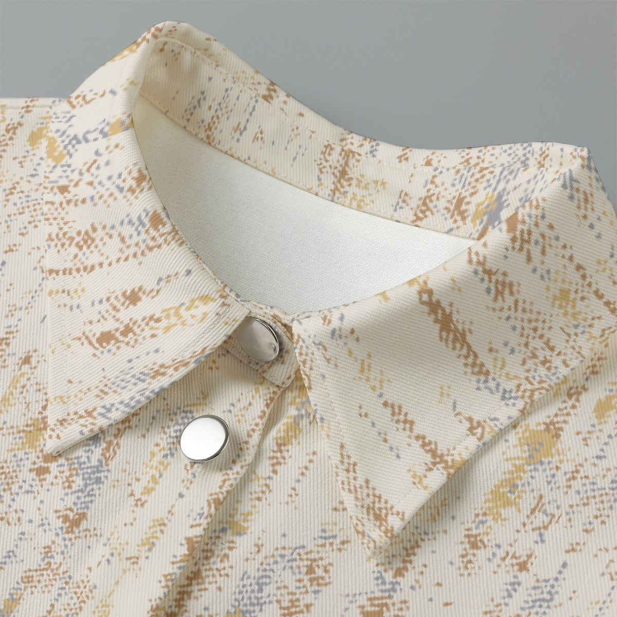All-Over Print Women's Cropped Jacket | 245GSM Cotton