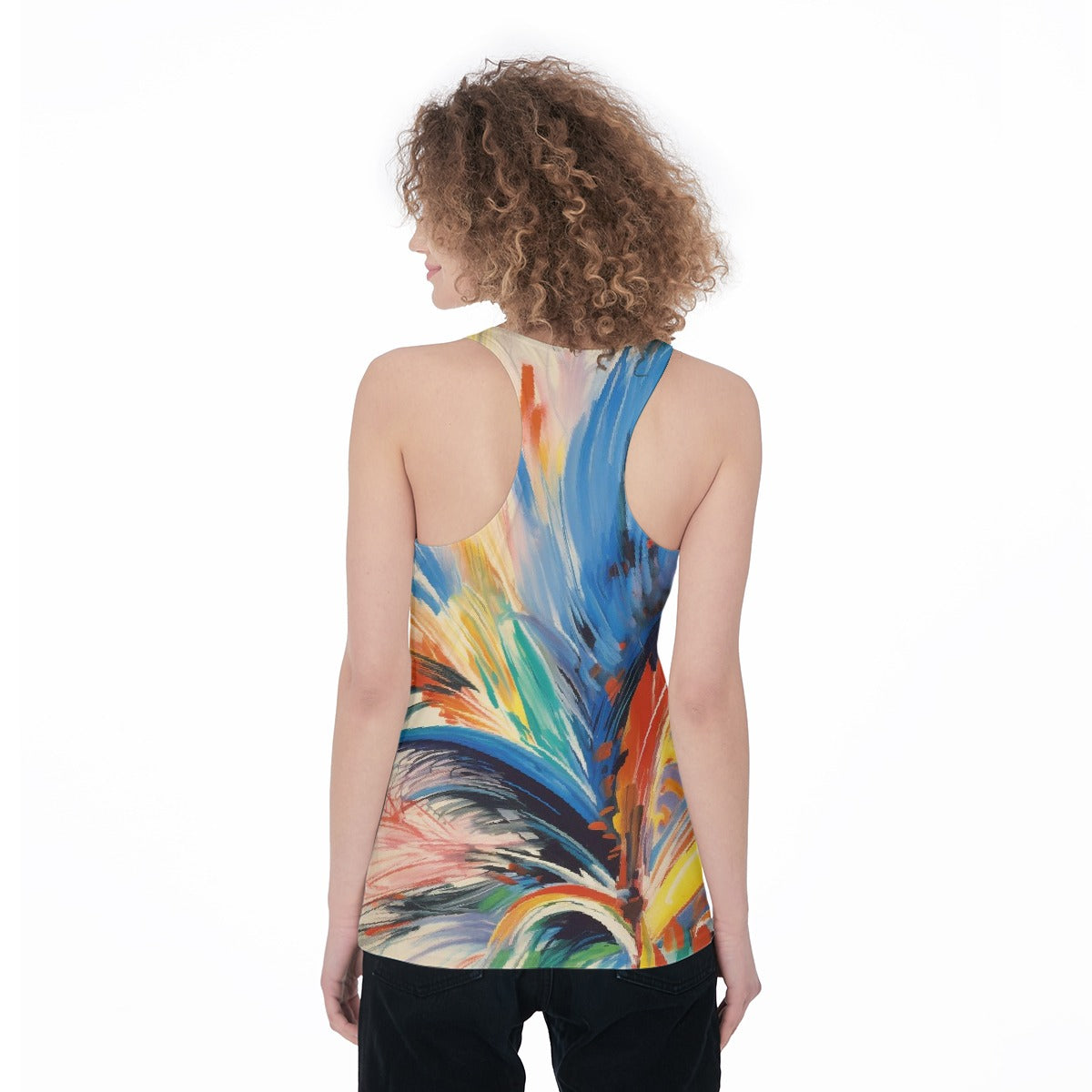 All-Over Print Women's Racerback Tank Top