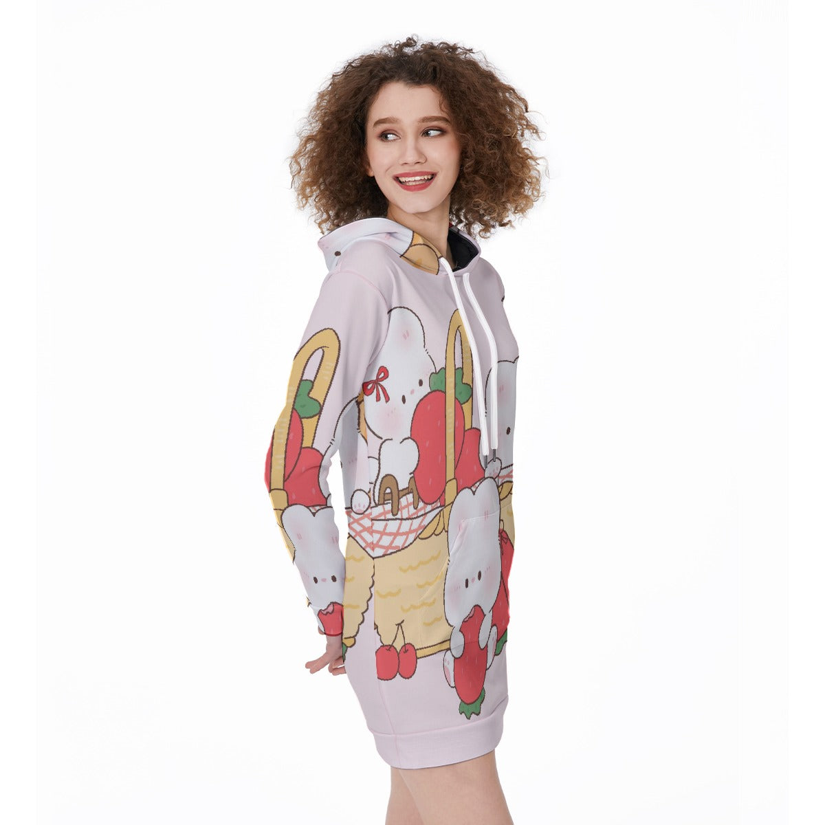 All-Over Print Women's Long Hoodie