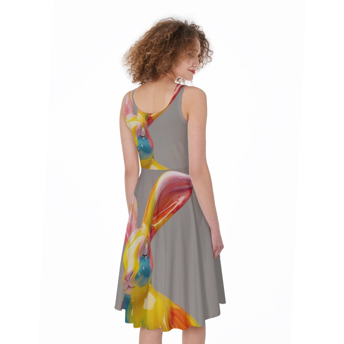 All-Over Print Women's Sleeveless Dress