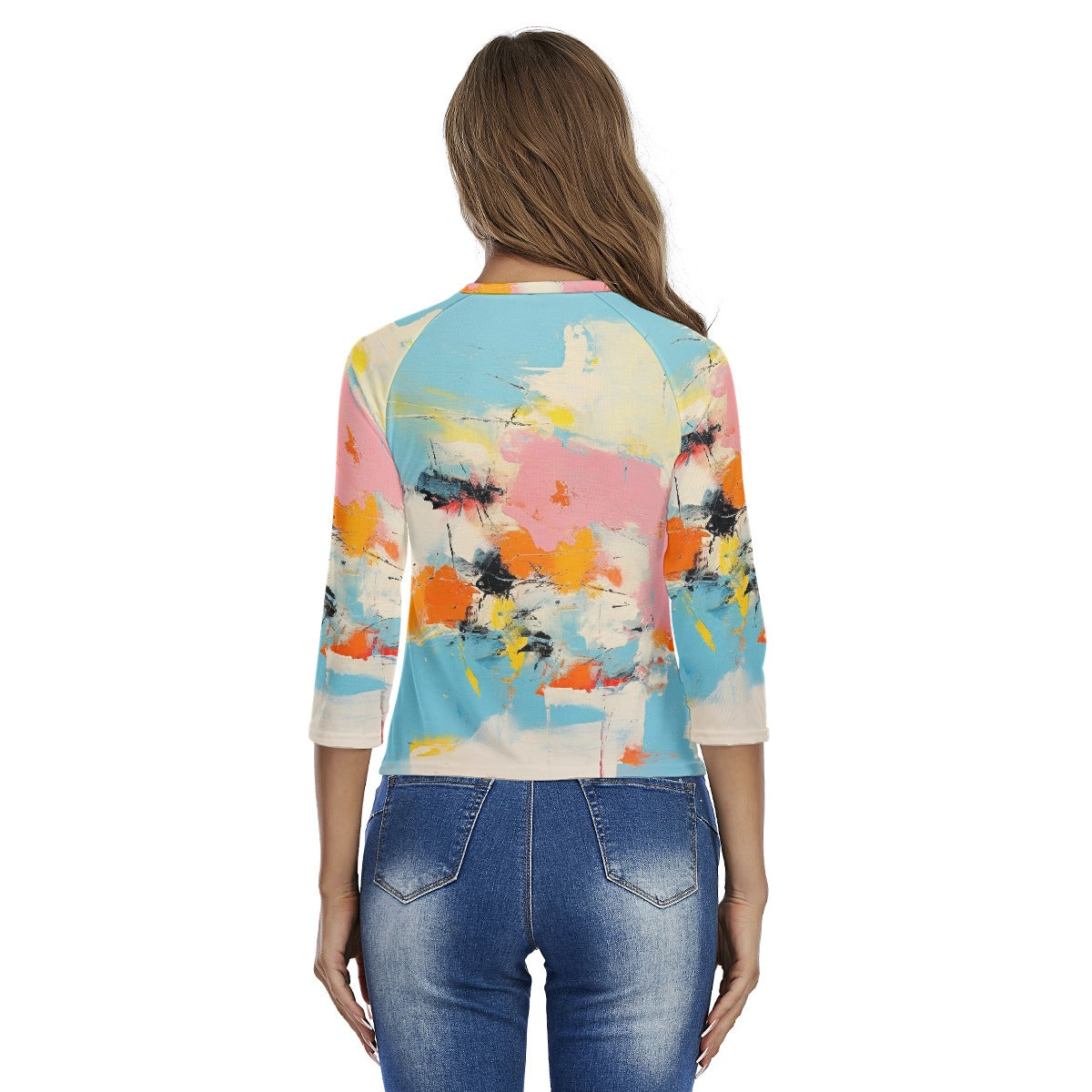 All-Over Print Women's Raglan Sleeves T-shirts
