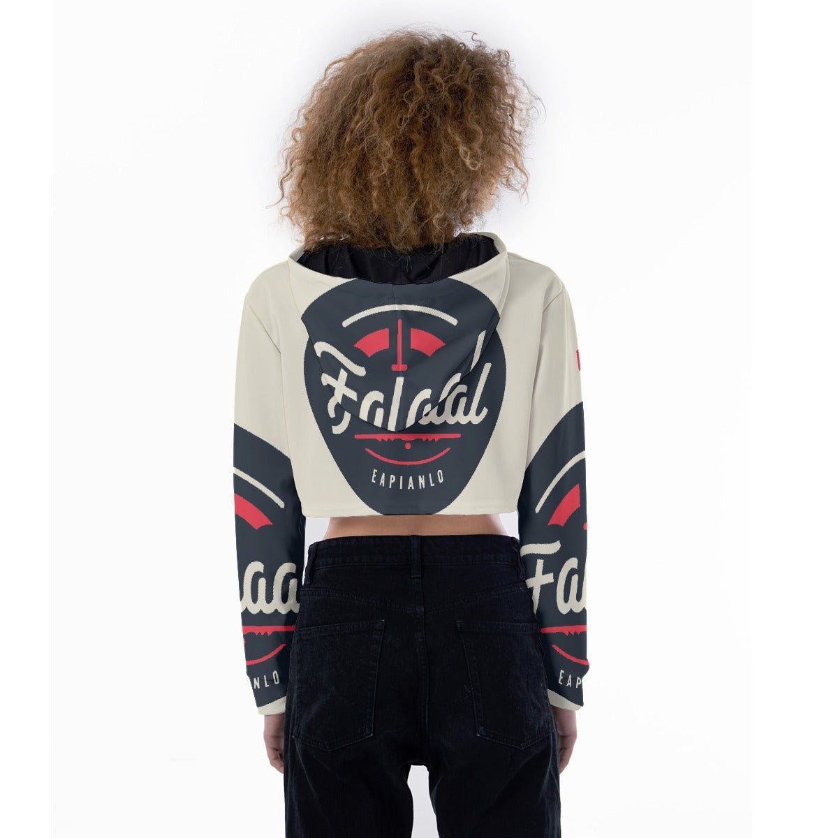 All-Over Print Women's Crop Top Hoodie