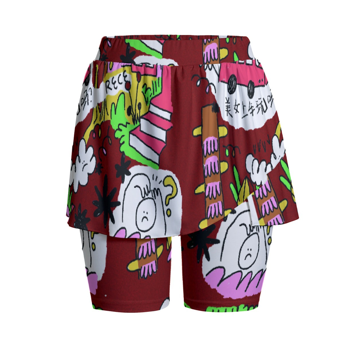 All-Over Print Women's Sports Skorts