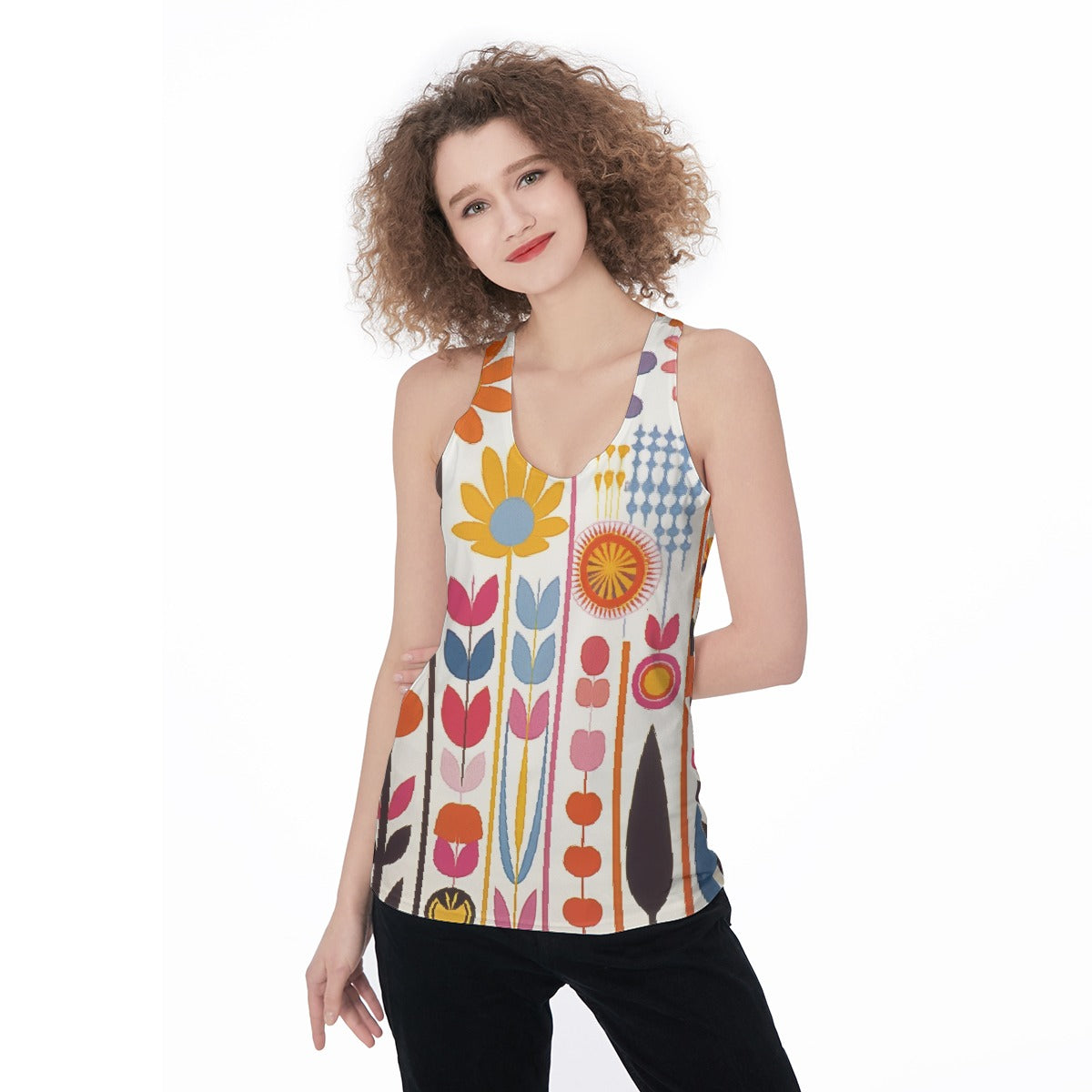 All-Over Print Women's Racerback Tank Top