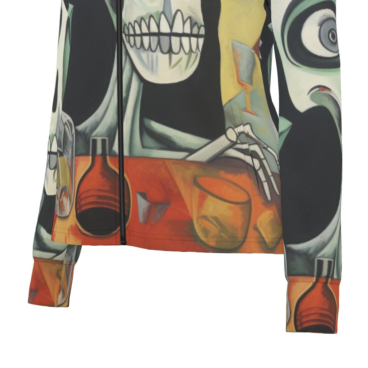 All-Over Print Women's Long Sleeve Thumbhole Jacket