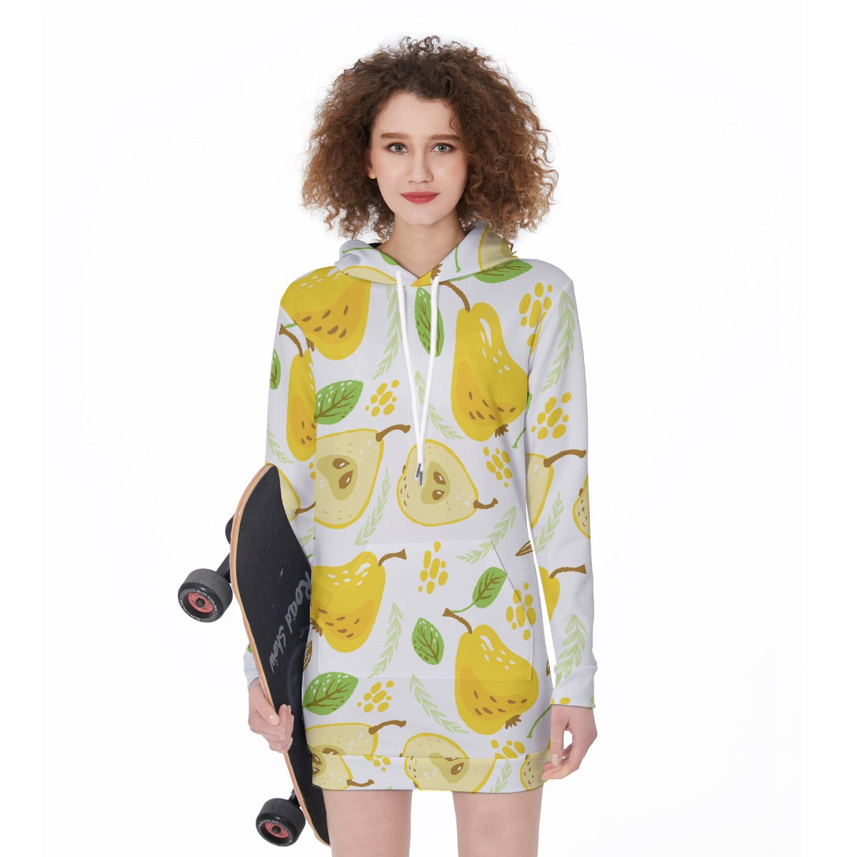 All-Over Print Women's Long Hoodie