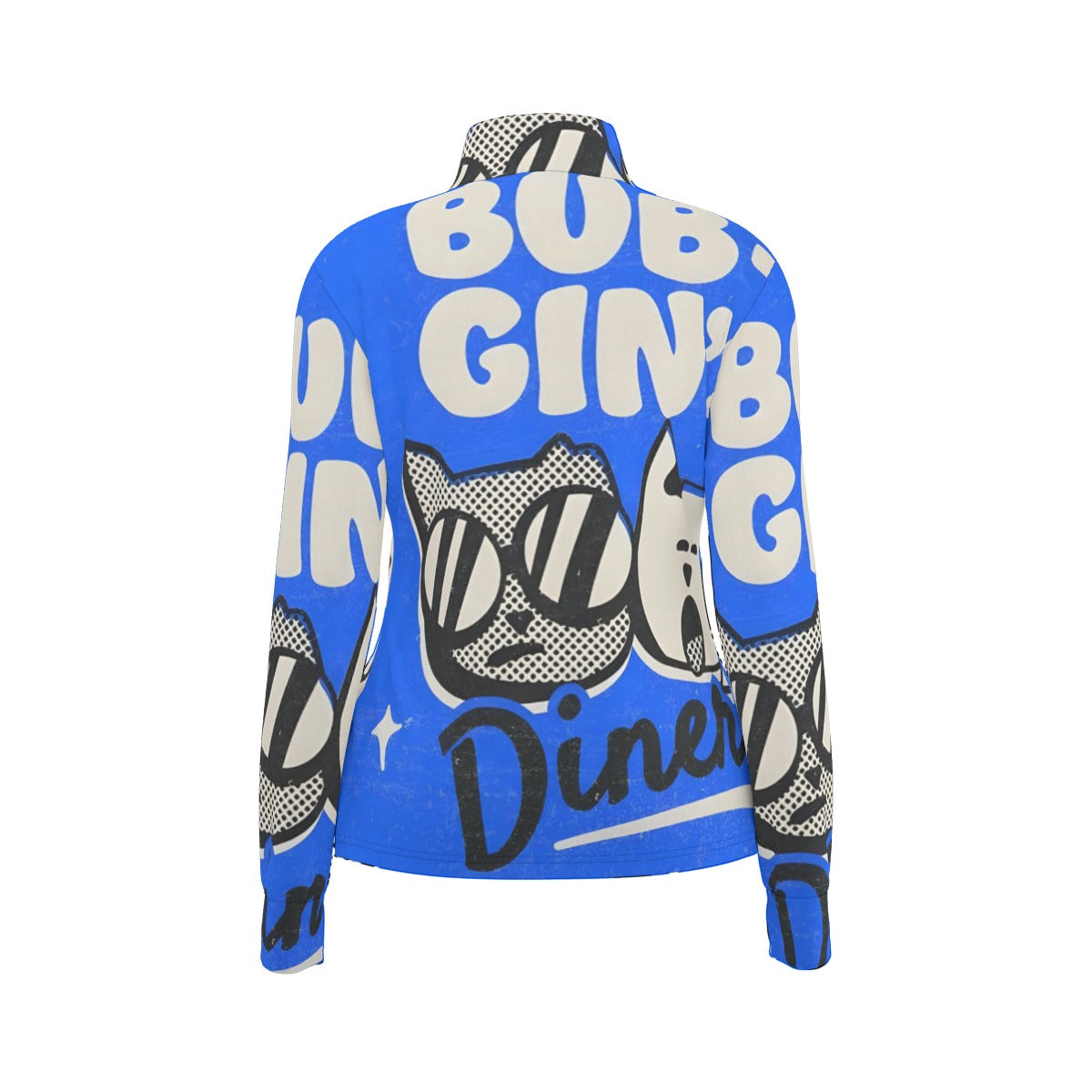 All-Over Print Women's Long Sleeve Thumbhole Jacket