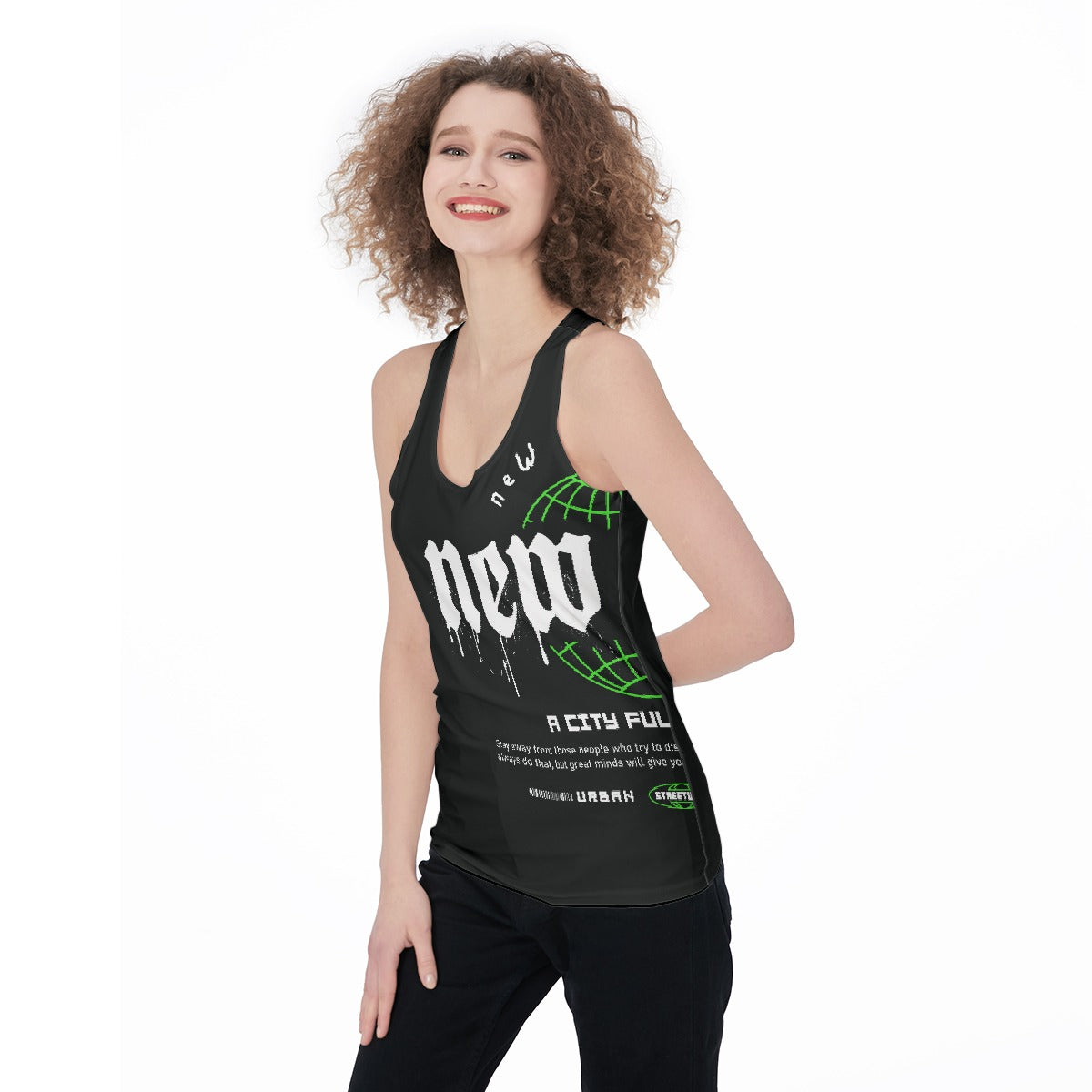 All-Over Print Women's Racerback Tank Top