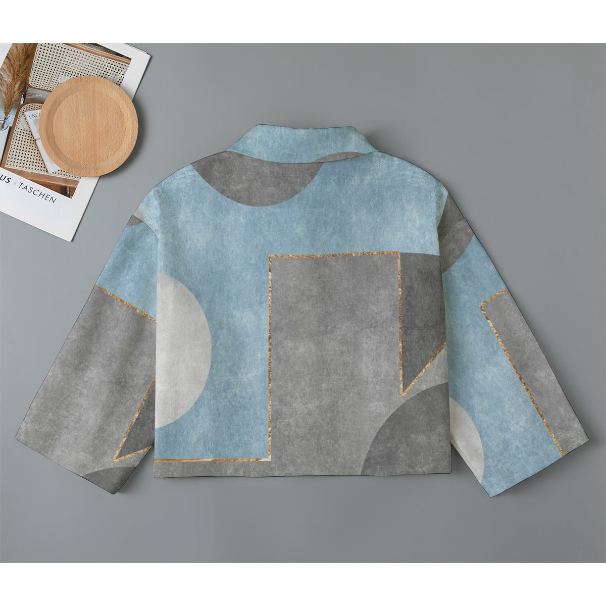 All-Over Print Women's Cropped Jacket | 245GSM Cotton