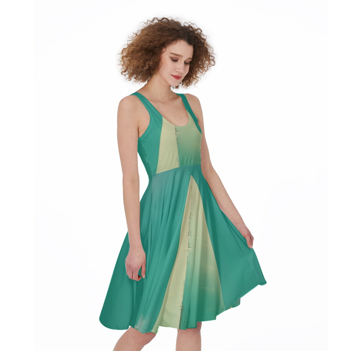 All-Over Print Women's Sleeveless Dress