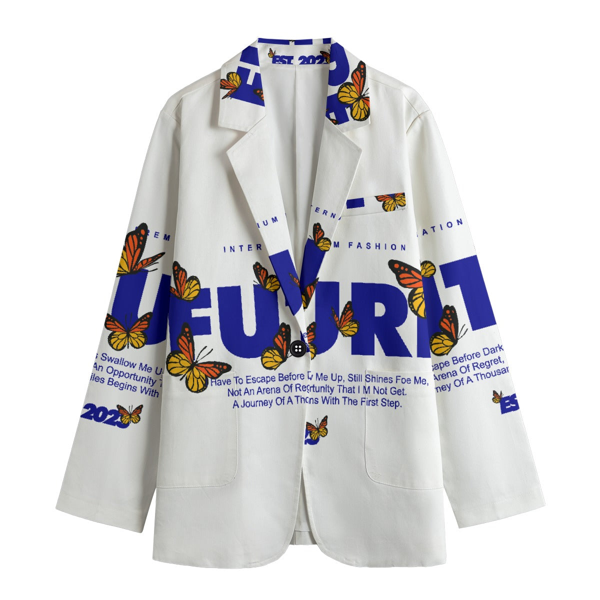 All-Over Print Women's Leisure Blazer