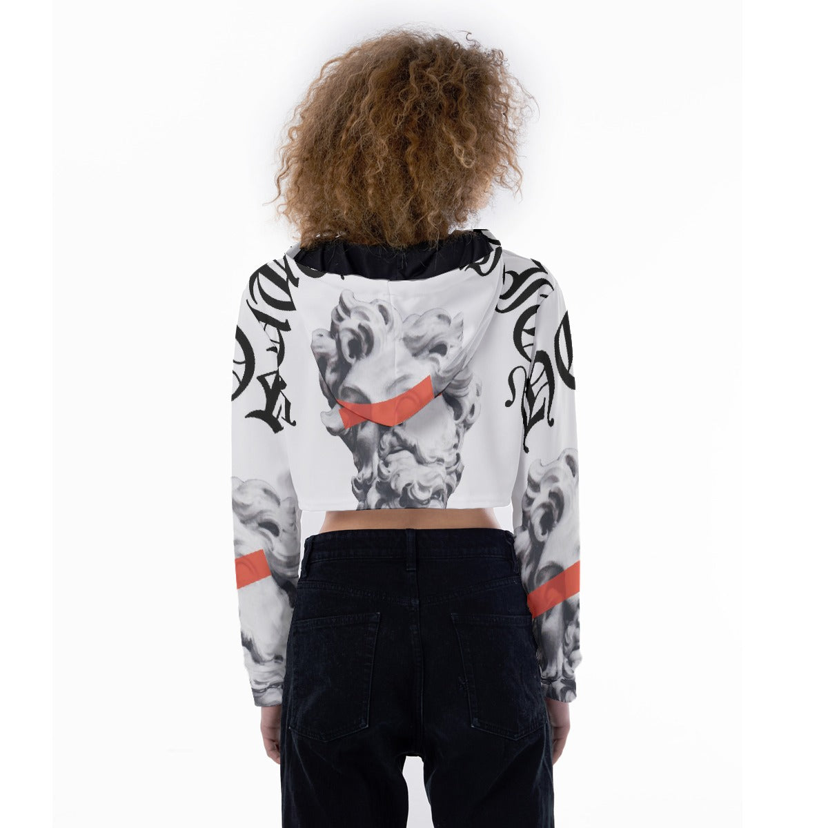 All-Over Print Women's Crop Top Hoodie