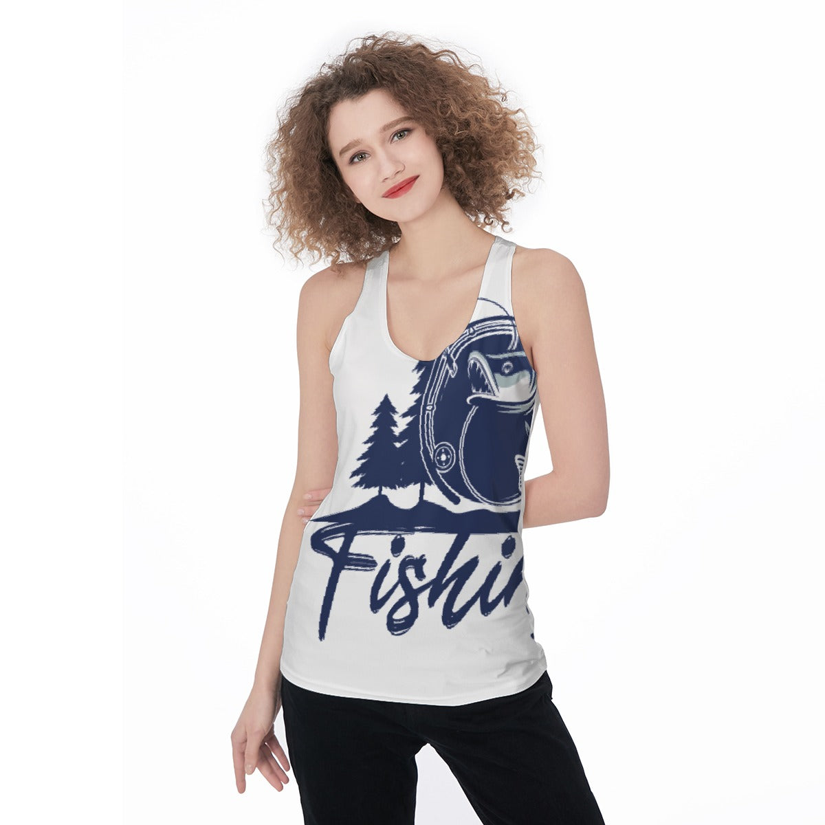 All-Over Print Women's Racerback Tank Top