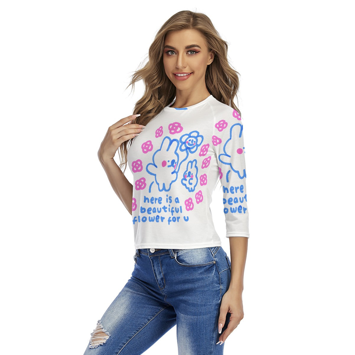 All-Over Print Women's Raglan Sleeves T-shirts