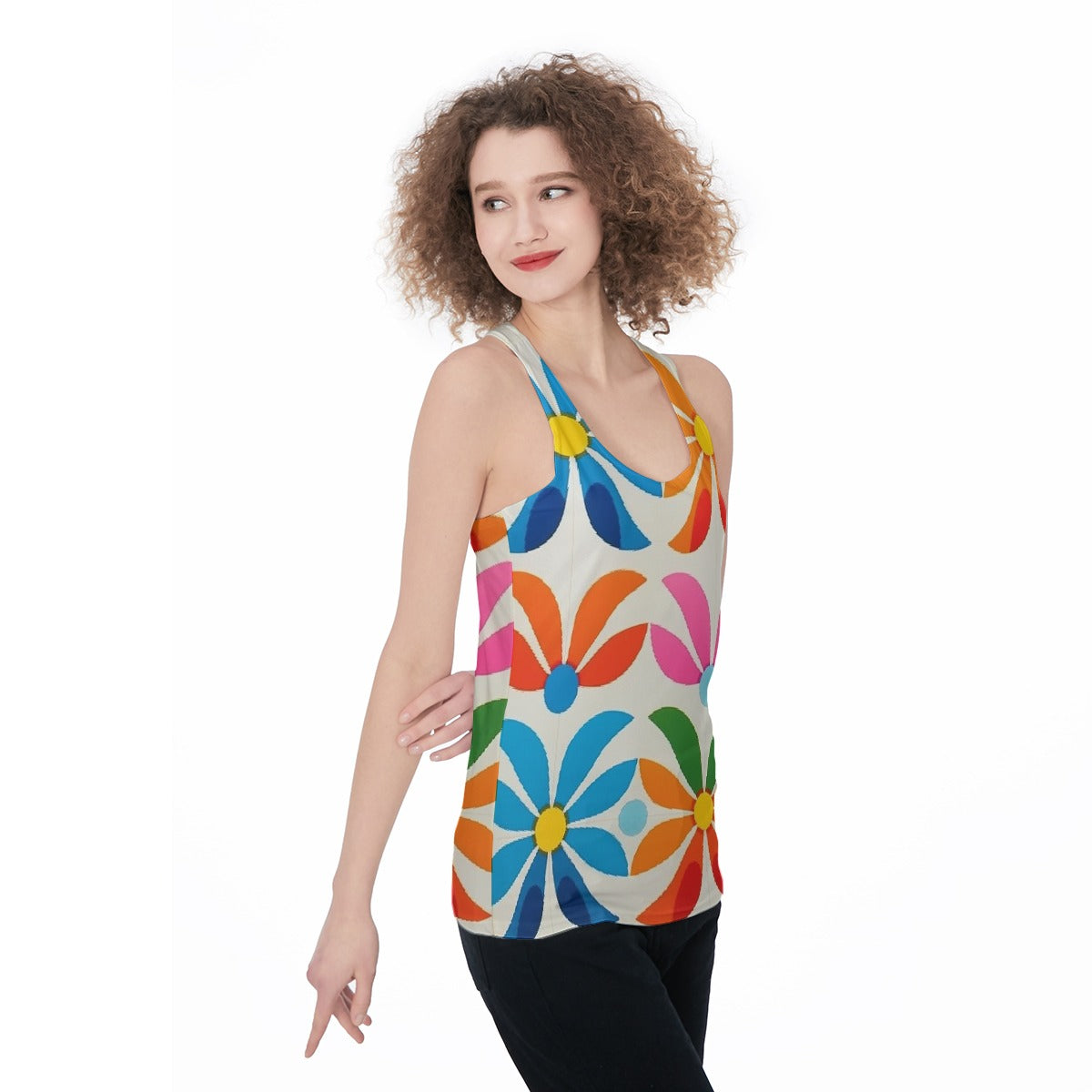 All-Over Print Women's Racerback Tank Top