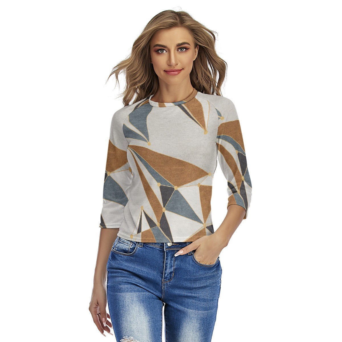 All-Over Print Women's Raglan Sleeves T-shirts