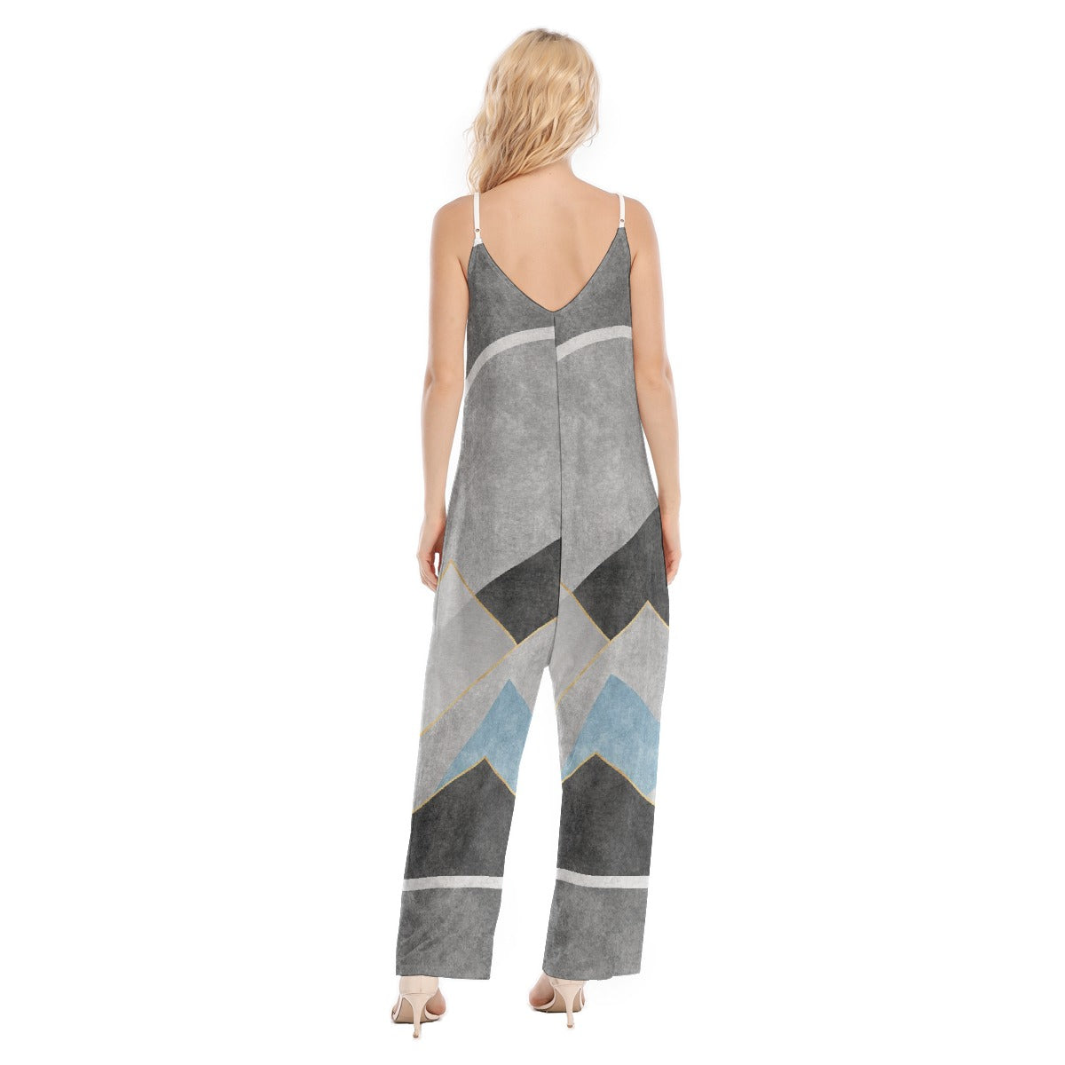All-Over Print Women's Loose Cami Jumpsuit