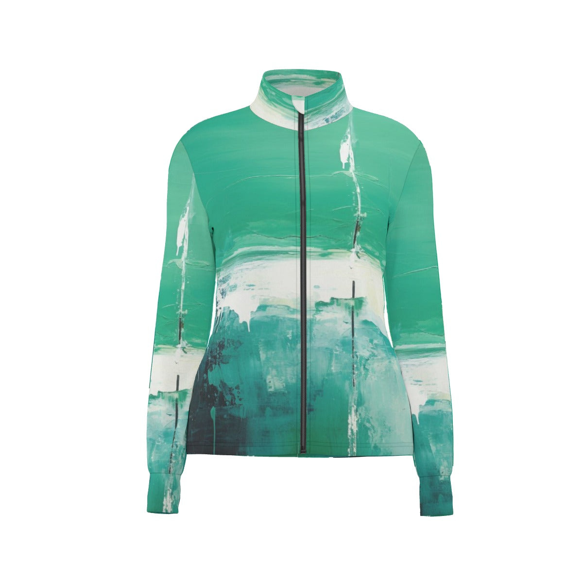 All-Over Print Women's Long Sleeve Thumbhole Jacket