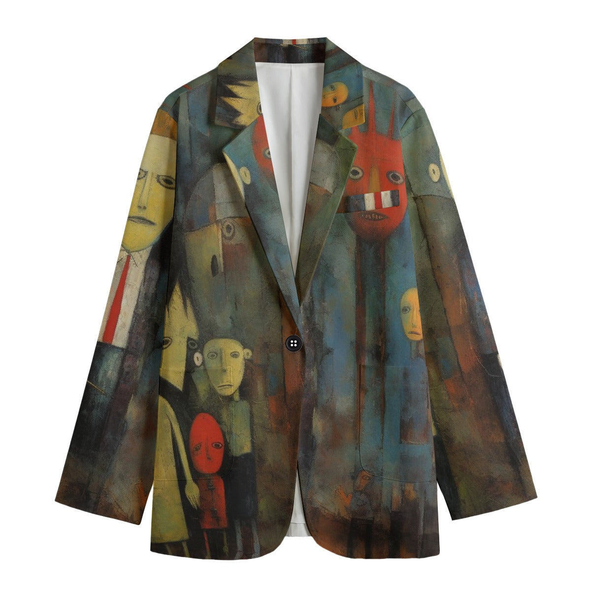 All-Over Print Women's Leisure Blazer