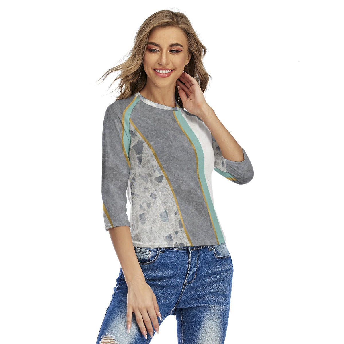 All-Over Print Women's Raglan Sleeves T-shirts